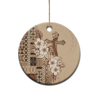Samoa AIGA Mamanu Siapo Malu Motifs Ceramic Ornament