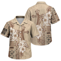 Samoa AIGA Mamanu Siapo Malu Motifs Family Matching Long Sleeve Bodycon Dress and Hawaiian Shirt