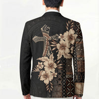 Samoa AIGA Mamanu Siapo Malu Motifs Blazer Black Ver