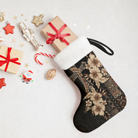 Samoa AIGA Mamanu Siapo Malu Motifs Christmas Stocking Black Ver