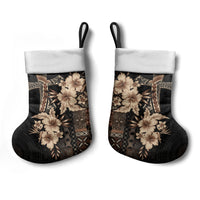 Samoa AIGA Mamanu Siapo Malu Motifs Christmas Stocking Black Ver