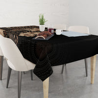 Samoa AIGA Mamanu Siapo Malu Motifs Tablecloth Black Ver