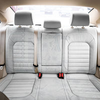 Samoa AIGA Mamanu Siapo Malu Motifs Back Car Seat Cover Lotu a Tamaiti White Ver