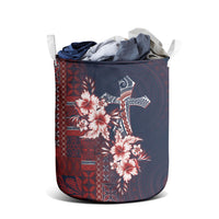 Samoa AIGA Mamanu Siapo Malu Motifs Laundry Basket Flag Color