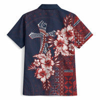 Samoa AIGA Mamanu Siapo Malu Motifs Hawaiian Shirt Flag Color