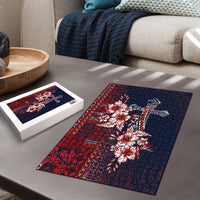 Samoa AIGA Mamanu Siapo Malu Motifs Puzzle Flag Color