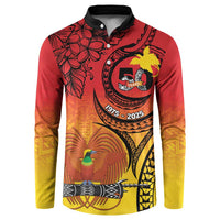 Papua New Guinea 50 Years Button Sweatshirt Motuan Motifs