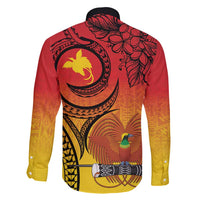 Papua New Guinea 50 Years Family Matching Tank Maxi Dress and Hawaiian Shirt Motuan Motifs