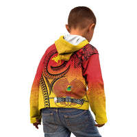 Papua New Guinea 50 Years Kid Hoodie Motuan Motifs