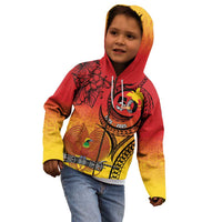 Papua New Guinea 50 Years Kid Hoodie Motuan Motifs