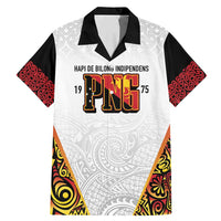 Personalized Papua New Guinea Family Matching Mermaid Dress and Hawaiian Shirt Hapi De bilong Indipendens PNG