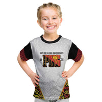 Personalized Papua New Guinea Kid T Shirt Hapi De bilong Indipendens PNG