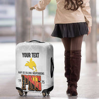 Personalized Papua New Guinea Luggage Cover Hapi De bilong Indipendens PNG