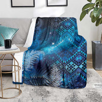 Aotearoa Taniko Matariki Blanket Cosmic Blue