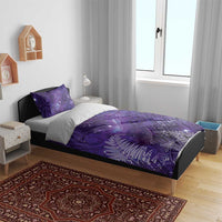 Aotearoa Taniko Matariki Bedding Set Cosmic Violet