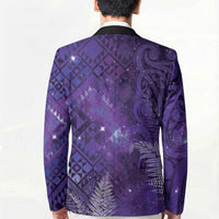 Aotearoa Taniko Matariki Blazer Cosmic Violet
