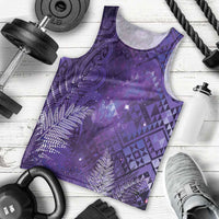 Aotearoa Taniko Matariki Men Tank Top Cosmic Violet