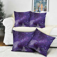 Aotearoa Taniko Matariki Pillow Cover Cosmic Violet