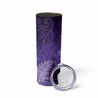 Aotearoa Taniko Matariki Skinny Tumbler Cosmic Violet