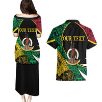 Vanuatu Independence Day Yumi 44 Couples Matching Puletasi and Hawaiian Shirt