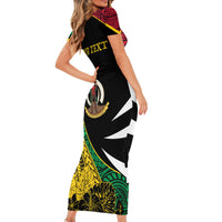 Vanuatu Independence Day Yumi 44 Family Matching Short Sleeve Bodycon Dress and Hawaiian Shirt LT7 - Polynesian Pride