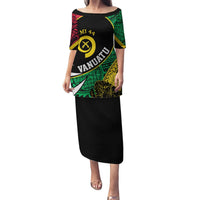 Vanuatu Independence Day Yumi 44 Puletasi LT7 Long Dress Colorful - Polynesian Pride