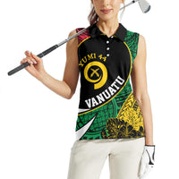 Vanuatu Independence Day Yumi 44 Women Sleeveless Polo Shirt