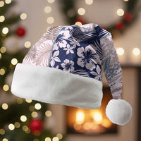 Aloha Hawaii Pastel Christmas Patchwork Christmas Santa Hat Rustic Style - Polynesian Pride
