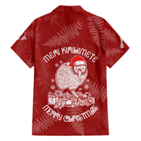New Zealand Christmas Hawaiian Shirt Silver Fern Mix Kiwi Bird Ver01 LT7 - Polynesian Pride