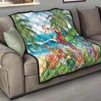 Aloha Hawaii Christmas Quilt It's 5 o'clock Somewhere