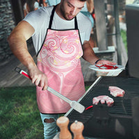 Breast Cancer Awareness Maori Aotearoa Apron Manta Ray - Pink Glaze - Polynesian Pride