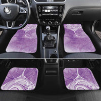 Epilepsy Awareness Maori Aotearoa Car Mats Manta Ray - Purple Glaze - Polynesian Pride