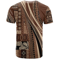 Pasifika Women's Day - Samoa Siapo Malu Tattoo Inspired T Shirt Brown
