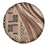 Pasifika Women's Day - Samoa Siapo Malu Tattoo Inspired Spare Tire Cover Beige