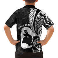 Mother's Day Hawaiian Shirt Polynesia Vintage Hibiscus - Black LT7 - Polynesian Pride