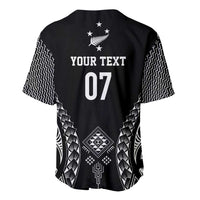 2025 Rugby Championship New Zealand Custom Baseball Jersey Poutama Motifs - Polynesian Pride