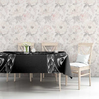 2025 Rugby Championship New Zealand Custom Tablecloth Poutama Motifs - Polynesian Pride