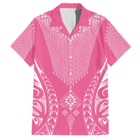 2025 Rugby Championship New Zealand Custom Hawaiian Shirt Poutama Motifs - Pink Out - Polynesian Pride