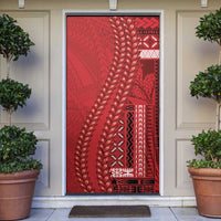 Samoa FAST Siapo Door Cover Tatau-Ulafala Vines - Polynesian Pride