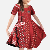Samoa FAST Siapo Family Matching Mermaid Dress and Hawaiian Shirt Tatau-Ulafala Vines - Polynesian Pride