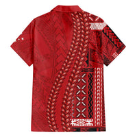 Samoa FAST Siapo Family Matching Short Sleeve Bodycon Dress and Hawaiian Shirt Tatau-Ulafala Vines LT7 - Polynesian Pride