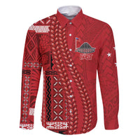 Samoa FAST Siapo Family Matching Summer Maxi Dress and Hawaiian Shirt Tatau-Ulafala Vines - Polynesian Pride