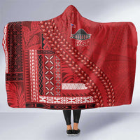 Samoa FAST Siapo Hooded Blanket Tatau-Ulafala Vines - Polynesian Pride