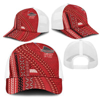 Samoa FAST Siapo Mesh Trucker Cap Tatau-Ulafala Vines - Polynesian Pride