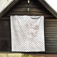 Samoa Lotu Tamaiti White Prayers Quilt Floral Mamanu Siapo LT7 - Polynesian Pride
