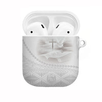 Tonga White Sunday Fakame AirPods Case Tokelaufeletoa Kupesi