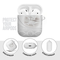 Tonga White Sunday Fakame AirPods Case Tokelaufeletoa Kupesi