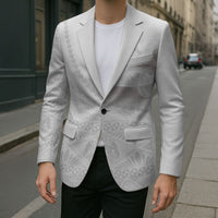 Tonga White Sunday Fakame Blazer Tokelaufeletoa Kupesi