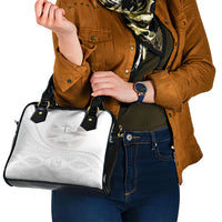 Tonga White Sunday Fakame Shoulder Handbag Tokelaufeletoa Kupesi