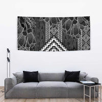 Aotearoa Taniko Pattern Tapestry Poutama Mix Kowhai Flowers